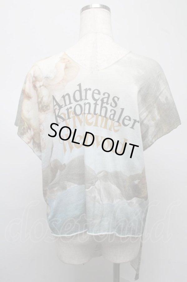 画像2: ヴィヴィアンウエストウッド 中古 / andreas kronthaler スクエアTシャツ  マルチ  S-25-07-13-008-bl-AS-ZH (2)