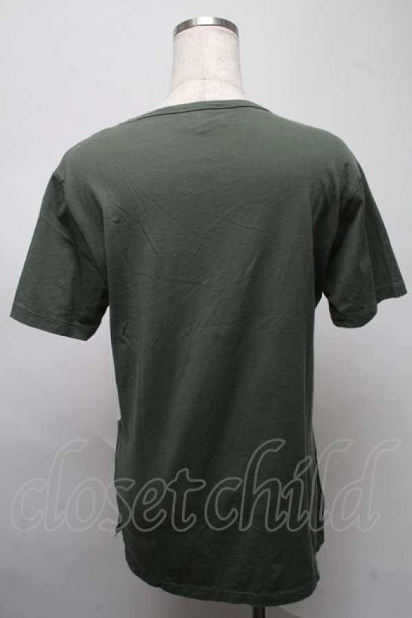画像2: ヴィヴィアンウエストウッド MAN 中古 / フリーダムファイタークラシック半袖Tシャツ 44 カーキ  S-25-07-13-010-ts-AS-ZS (2)
