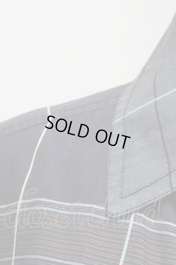 画像3: ヴィヴィアンウエストウッド MAN 中古 / 切替チェックシャツ II グレー  S-25-07-13-011-bl-AS-ZH (3)