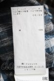 画像4: ヴィヴィアンウエストウッド 中古 / Plaidラブシャツ 42 ブルーｘ黒  S-25-07-13-014-bl-AS-ZS (4)