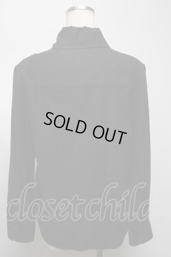 画像2: ヴィヴィアンウエストウッド 中古 / ハートブラウス 2 黒  S-25-07-13-015-bl-AS-ZH (2)