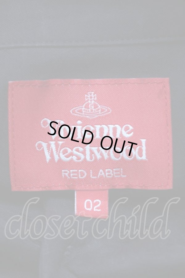 画像5: ヴィヴィアンウエストウッド 中古 / ハートブラウス 2 黒  S-25-07-13-015-bl-AS-ZH (5)