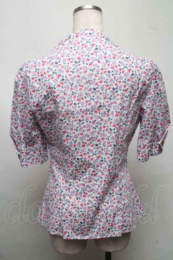 画像2: ヴィヴィアンウエストウッド 中古 / 小花柄シャツ  ピンク  S-25-07-13-016-bl-AS-ZY (2)