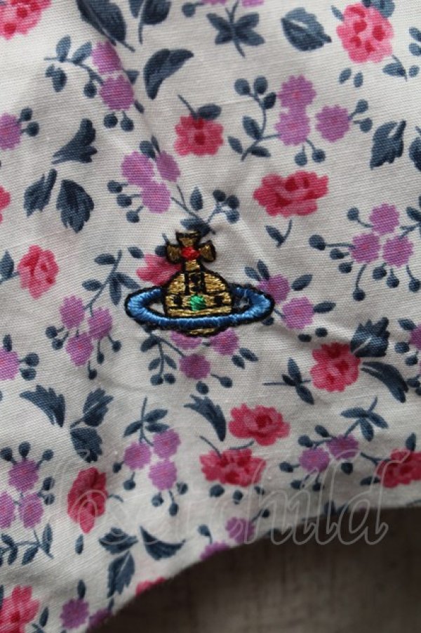 画像3: ヴィヴィアンウエストウッド 中古 / 小花柄シャツ  ピンク  S-25-07-13-016-bl-AS-ZY (3)