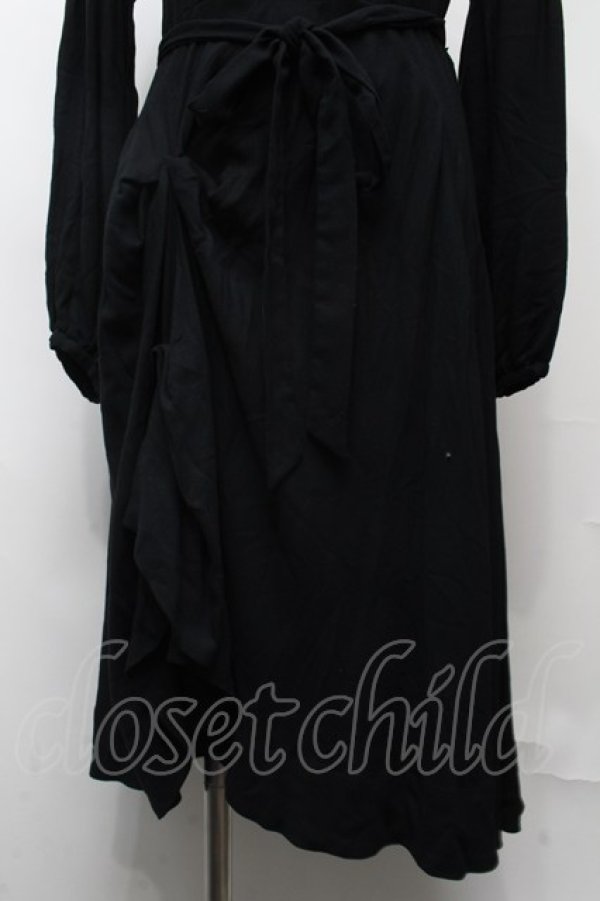 画像3: ヴィヴィアンウエストウッド 中古 / ロングワンピース 3 黒  S-25-07-13-018-op-AS-ZS (3)
