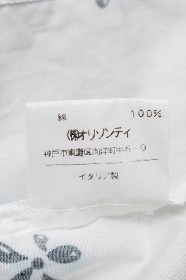 画像5: ヴィヴィアンウエストウッド 中古 / フラワープリントシャツ  白  S-25-07-13-019-bl-AS-ZY (5)