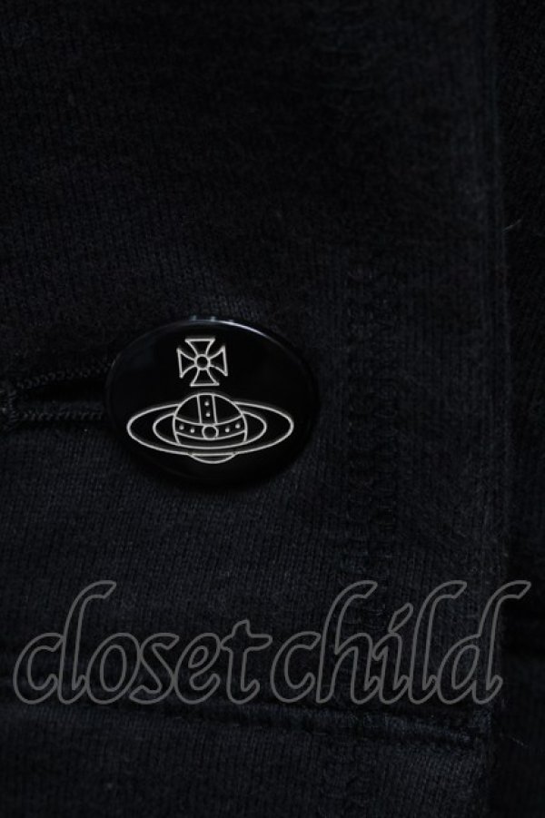 画像3: ヴィヴィアンウエストウッド 中古 / /スウェットラブジャケット 2 黒  S-25-07-13-021-jc-AS-ZS (3)