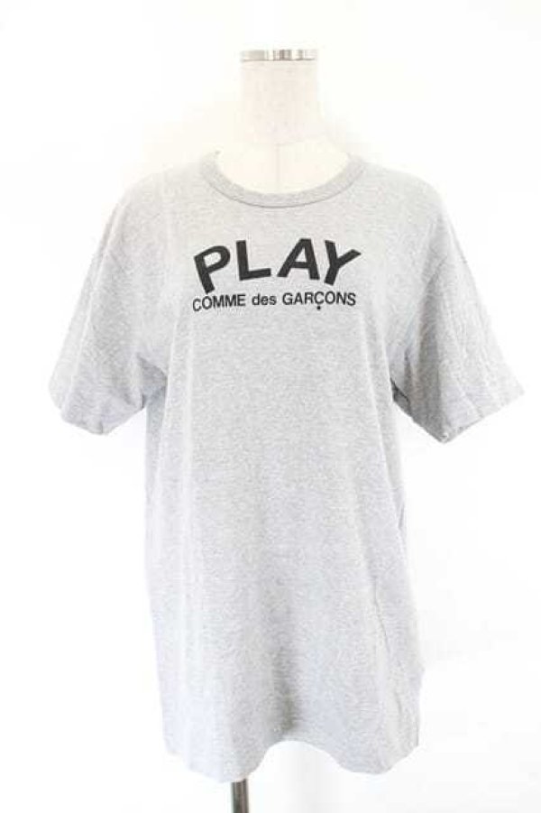 画像1: COMME des GARCONS / プリントロゴＴシャツ M グレー I-26-07-29-001-to-SA-ZI (1)