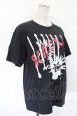 画像3: COMME des GARCONS / プリント半袖Ｔシャツ L 黒Ｘ白Ｘ赤 I-26-07-29-018-to-SA-ZI (3)