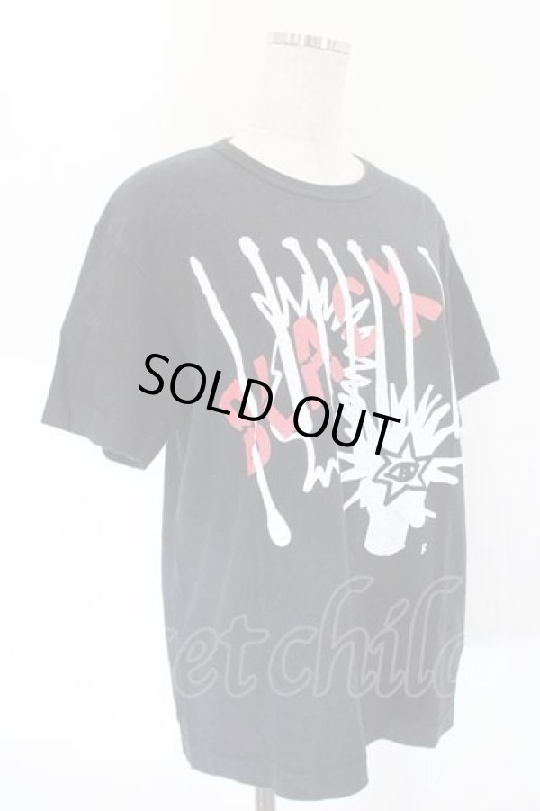 画像3: COMME des GARCONS / プリント半袖Ｔシャツ L 黒Ｘ白Ｘ赤 I-26-07-29-018-to-SA-ZH (3)