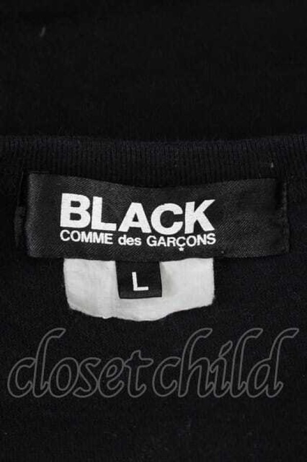 画像4: COMME des GARCONS / プリント半袖Ｔシャツ L 黒Ｘ白Ｘ赤 I-26-07-29-018-to-SA-ZI (4)
