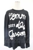 画像1: COMME des GARCONS / 筆記体プリントカットソー L 黒Ｘ白 I-26-07-29-020-to-SA-ZI (1)