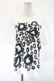 画像1: COMME des GARCONS / まるプリントＴシャツ L 白Ｘ黒 I-26-07-29-003-to-SA-ZI (1)