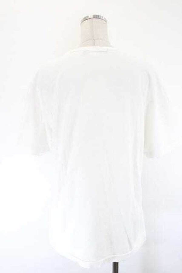 画像2: COMME des GARCONS / まるプリントＴシャツ L 白Ｘ黒 I-26-07-29-003-to-SA-ZI (2)