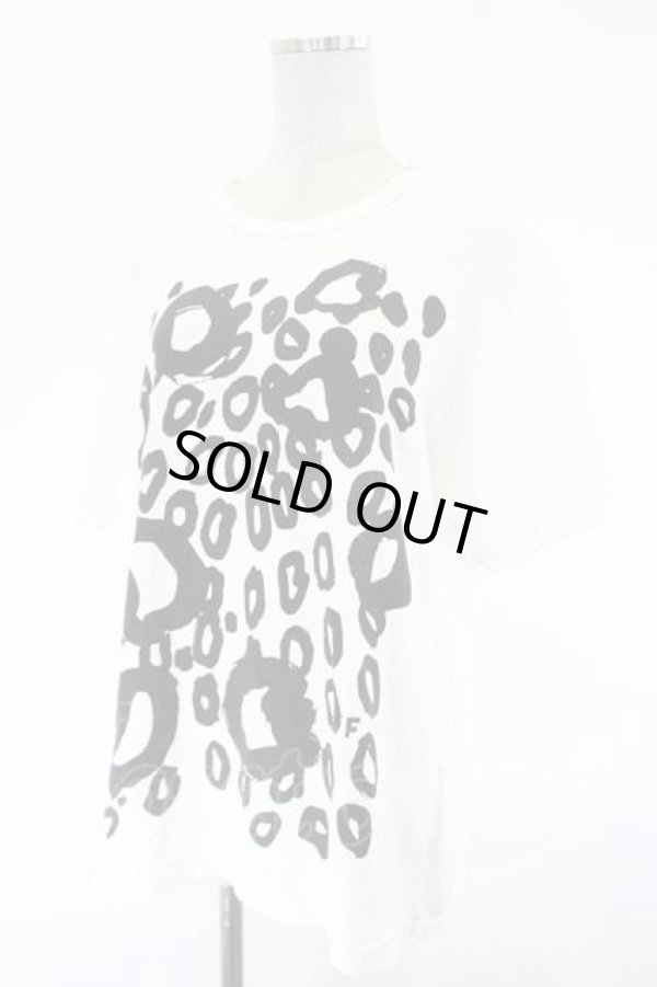 画像3: COMME des GARCONS / まるプリントＴシャツ L 白Ｘ黒 I-26-07-29-003-to-SA-ZH (3)