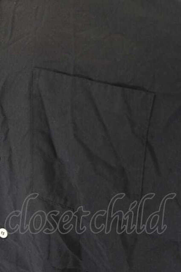 画像4: COMME des GARCONS / ２カラーデザイン長袖シャツ M 黒Ｘ白 I-26-07-29-023-bl-SA-ZI (4)