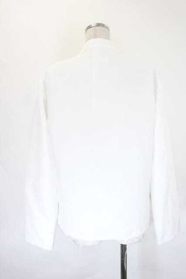 画像2: COMME des GARCONS / チャイナシャツジャケット S 白 I-26-07-29-024-jc-SA-ZI (2)