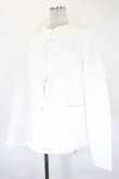 画像3: COMME des GARCONS / チャイナシャツジャケット S 白 I-26-07-29-024-jc-SA-ZI (3)