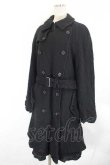 画像3: COMME des GARCONS / ウール縮絨トレンチコート S 黒 I-26-07-29-026-co-SA-ZI (3)