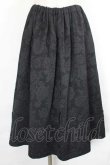 画像1: COMME des GARCONS / フラワージャガードイージースカート  黒 I-26-07-29-029-sk-SA-ZI (1)