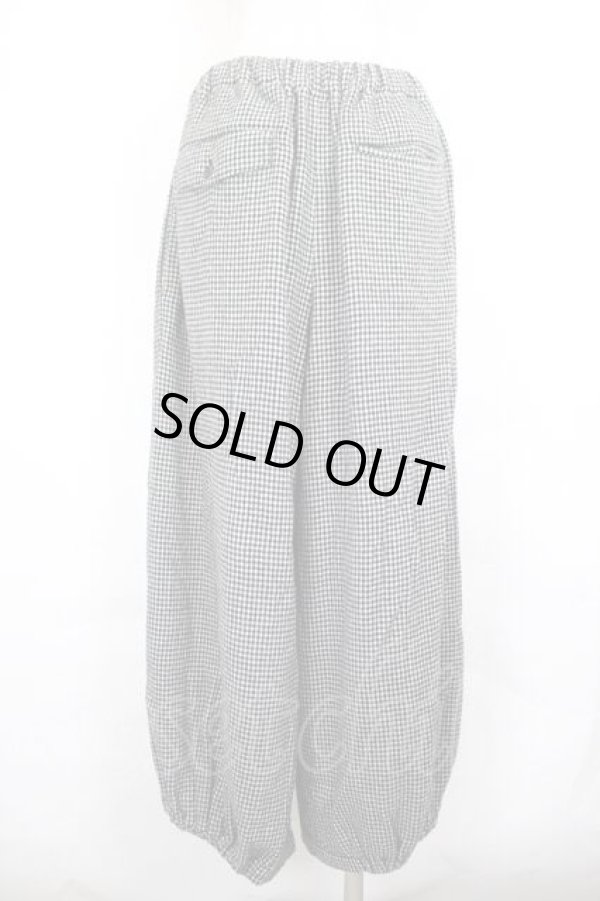 画像2: COMME des GARCONS / 千鳥柄パンツ S 黒Ｘ白 I-26-07-29-031-pa-SA-ZI (2)