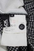 画像4: COMME des GARCONS / 千鳥柄パンツ S 黒Ｘ白 I-26-07-29-031-pa-SA-ZI (4)
