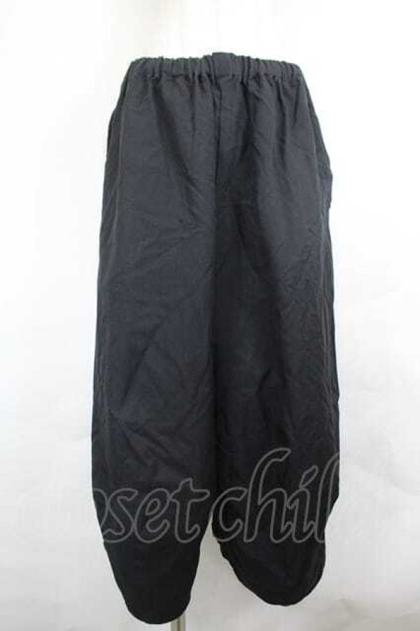 画像1: COMME des GARCONS / 白ポケットデザインパンツ L 黒Ｘ白 I-26-07-29-032-pa-SA-ZI (1)