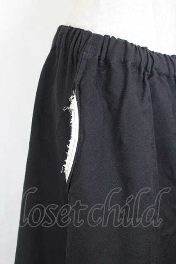 画像3: COMME des GARCONS / 白ポケットデザインパンツ L 黒Ｘ白 I-26-07-29-032-pa-SA-ZI (3)