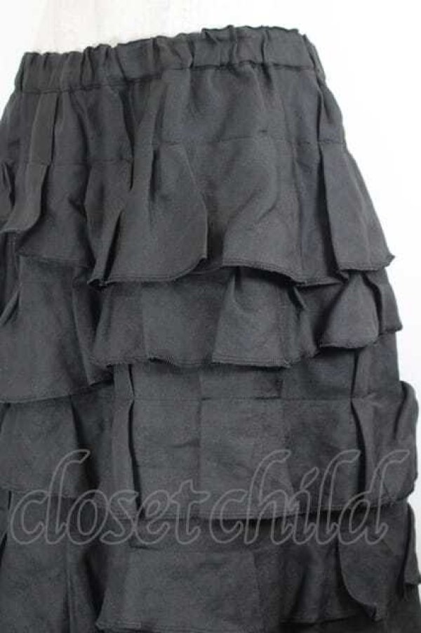 画像3: COMME des GARCONS / 段フリルスカート M 黒 I-26-07-29-033-sk-SA-ZI (3)