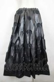 画像2: COMME des GARCONS / フェイクレザードットスカート M 黒 I-26-07-29-035-sk-SA-ZI (2)