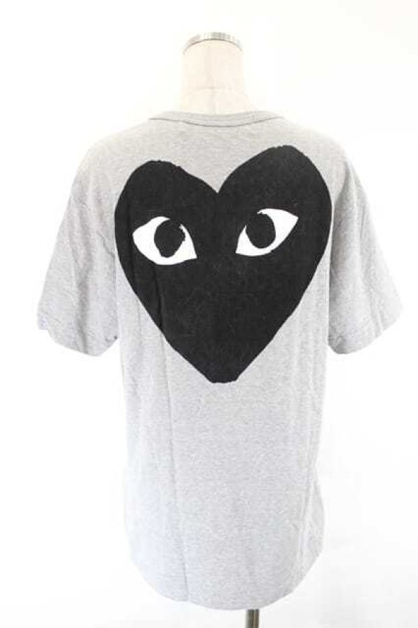 画像2: COMME des GARCONS / プリントロゴＴシャツ M グレー I-26-07-29-001-to-SA-ZI (2)