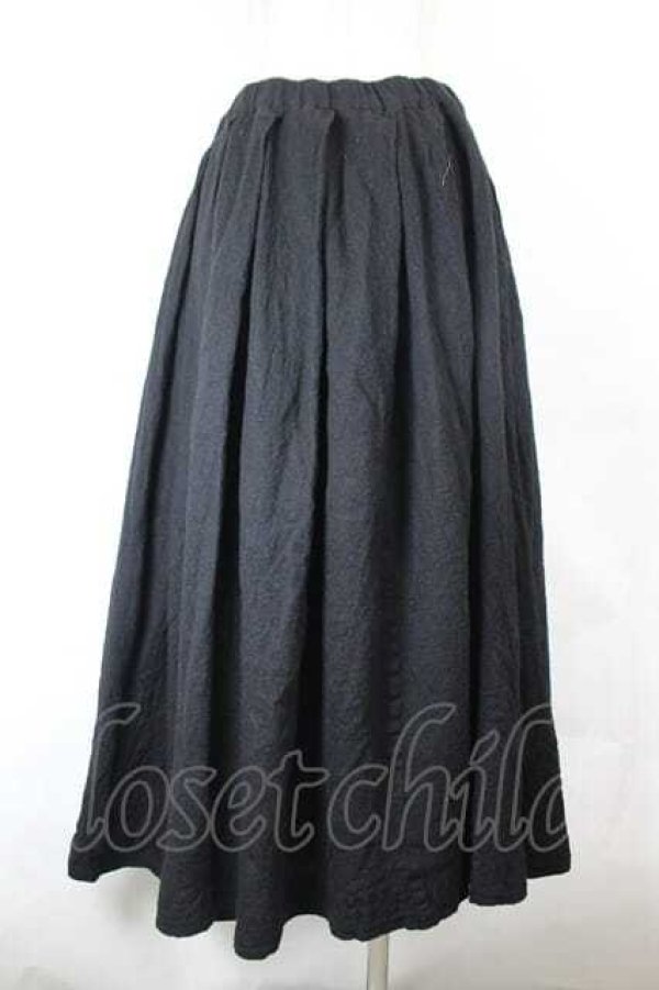 画像2: COMME des GARCONS / 無地スカート M 黒 I-26-07-29-036-sk-SA-ZI (2)