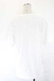 画像2: COMME des GARCONS / ブラックハートスタッズハーフスリーブＴシャツ M 白Ｘ黒 I-26-07-29-005-to-SA-ZI (2)