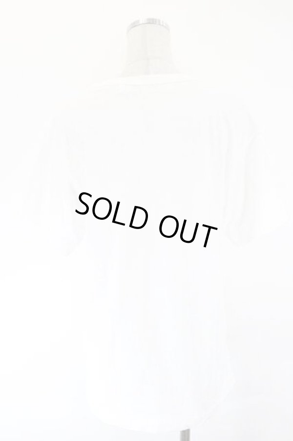 画像2: COMME des GARCONS / ブラックハートスタッズハーフスリーブＴシャツ M 白Ｘ黒 I-26-07-29-005-to-SA-ZH (2)
