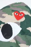 画像4: COMME des GARCONS / プリンテッドカモハートＴシャツ L 白ＸカーキＸ赤 I-26-07-29-006-to-SA-ZI (4)
