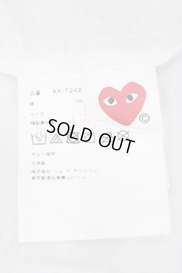 画像6: COMME des GARCONS / プリンテッドカモハートＴシャツ L 白ＸカーキＸ赤 I-26-07-29-006-to-SA-ZH (6)