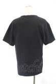 画像2: COMME des GARCONS / ラメ英字プリントＴシャツ L 黒 I-26-07-29-007-to-SA-ZI (2)