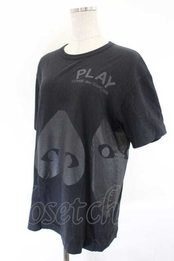 画像3: COMME des GARCONS / ロゴハートＴシャツ L 黒 I-26-07-29-010-ts-SA-ZI (3)