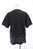 画像2: COMME des GARCONS / 手書き風チェックＴシャツ L 黒 I-26-07-29-011-to-SA-ZI (2)