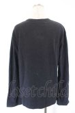 画像2: COMME des GARCONS / 地図柄長袖カットソー L 黒ＸグレーＸ青 I-26-07-29-002-to-SA-ZI (2)