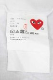 画像7: COMME des GARCONS / ハートワッペン長袖カットソー  白Ｘ黒Ｘ赤Ｘ緑 I-26-07-29-017-to-SA-ZI (7)