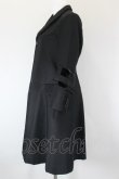 画像2: COMME des GARCONS / 袖格子ロングコート S 黒 I-26-10-31-003-co-SA-ZI (2)