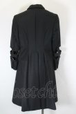 画像3: COMME des GARCONS / 袖格子ロングコート S 黒 I-26-10-31-003-co-SA-ZI (3)
