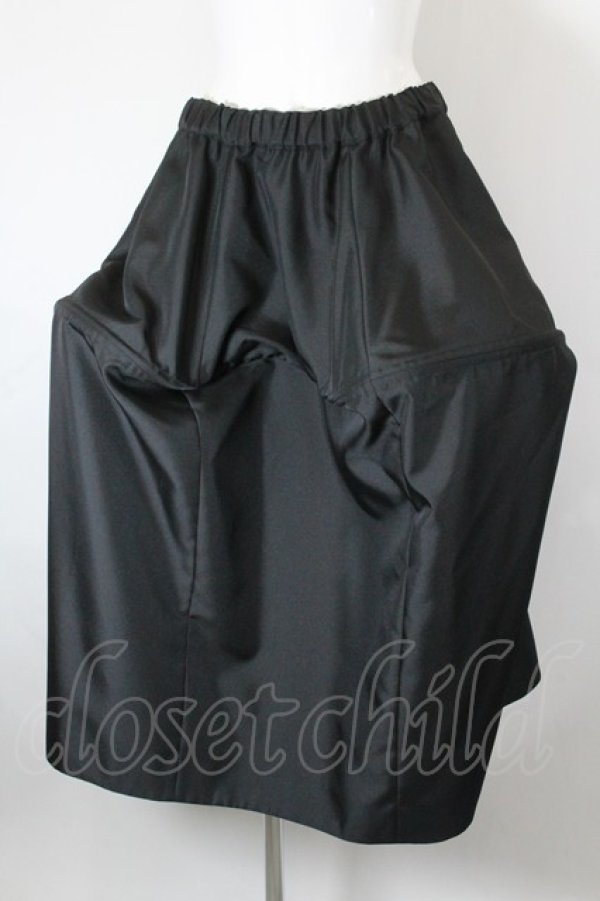 画像1: COMME des GARCONS / ボーン入スカート S 黒 I-26-10-31-004-sk-SA-ZI (1)