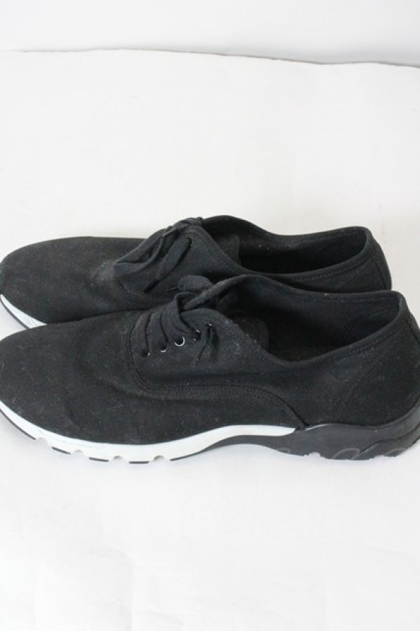 画像2: COMME des GARCONS / キャンバススニーカー 40(約25.5CM) 黒 I-26-10-31-006-sh-SA-ZI (2)