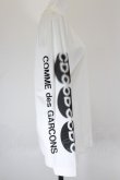 画像3: COMME des GARCONS / ロゴプリントカットソー S 白Ｘ黒 I-26-10-31-001-to-SA-ZI (3)