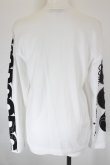 画像4: COMME des GARCONS / ロゴプリントカットソー S 白Ｘ黒 I-26-10-31-001-to-SA-ZI (4)