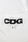 画像5: COMME des GARCONS / ロゴプリントカットソー S 白Ｘ黒 I-26-10-31-001-to-SA-ZI (5)