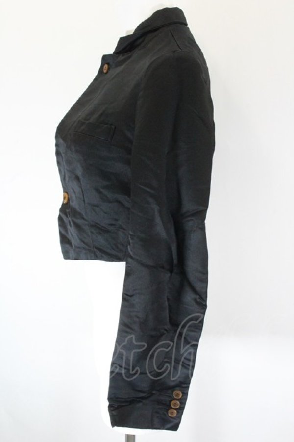 画像2: COMME des GARCONS / ショートジャケット S 黒 I-26-10-31-002-jc-SA-ZI (2)