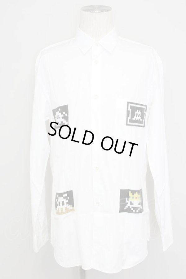 画像1: COMME des GARCONS / インベーターｐｔシャツ M 白 T-24-06-07-006-bl-IN-ZH (1)